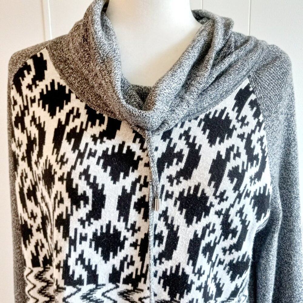 Ruby Rd. Drawstring Cowl Neck Sweater - Picture 2 of 6